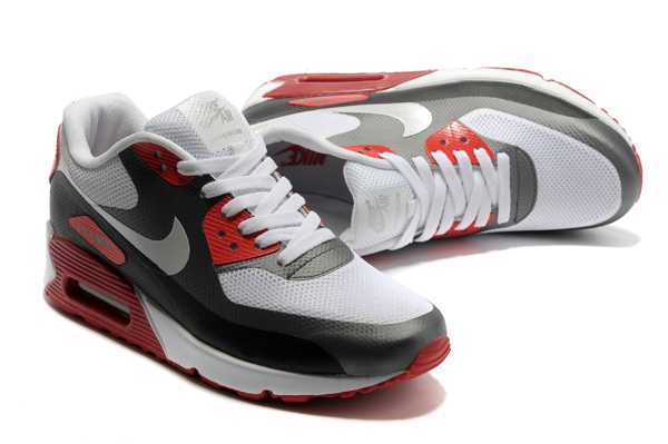Nike Air Max 90 Hypefuse Prm Air Max 90 Noir Et Bleu Running Course A Pieds